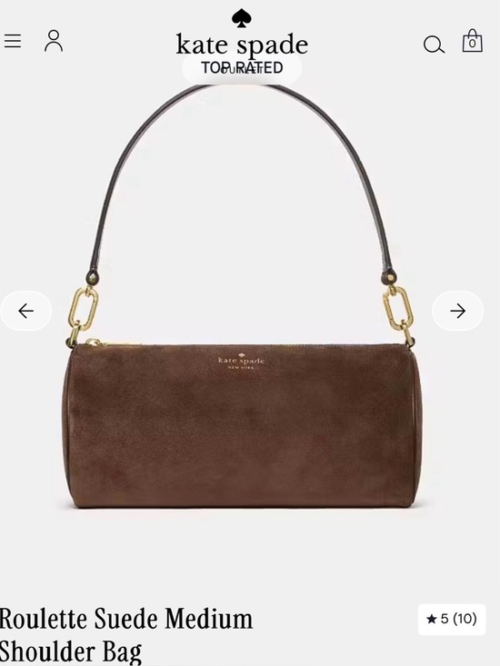 kate spade Handbags - Kate Spade Roulette Suede Medium
Shoulder Bag